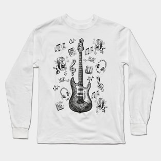 Guitar Lovers Long Sleeve T-Shirt